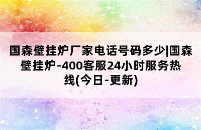 国森壁挂炉厂家电话号码多少|国森壁挂炉-400客服24小时服务热线(今日-更新)